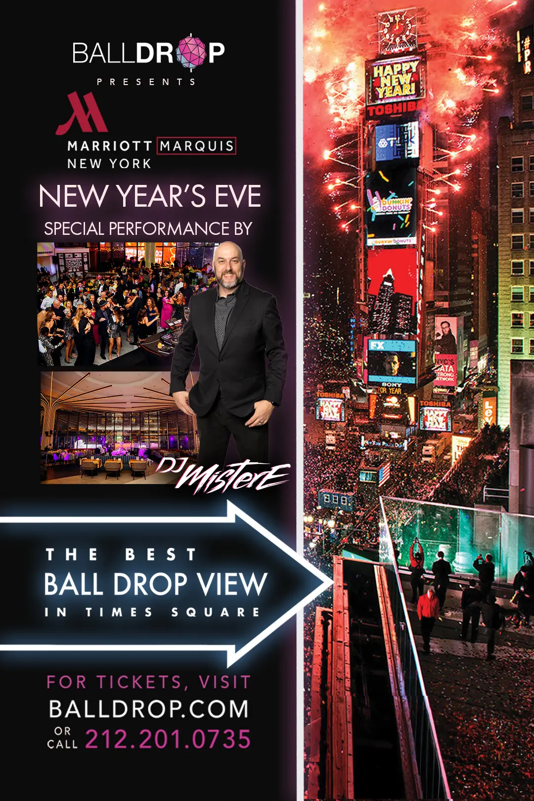 Marriott Marquis Times Square New Years Eve 2025