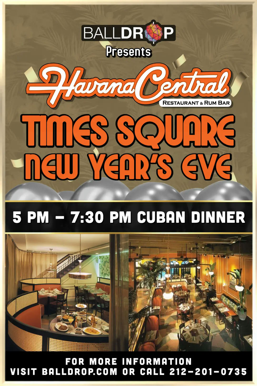 Havana Central Times Square New Years Eve 2026